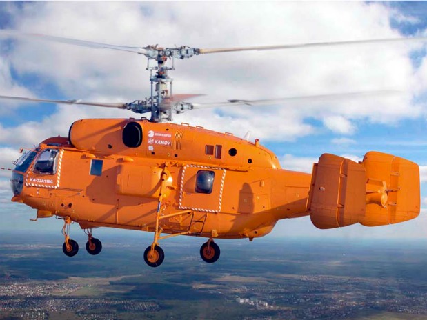 Helicóptero-guindaste russo opera no Brasil com capacidade para