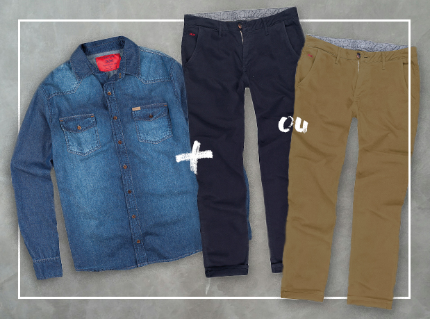 combinar-camisa-jeans-com-calça-chino
